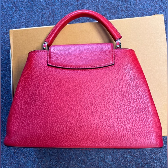 Louis Vuitton Taurillon Capucines BB Rubis - Picture 3 of 9